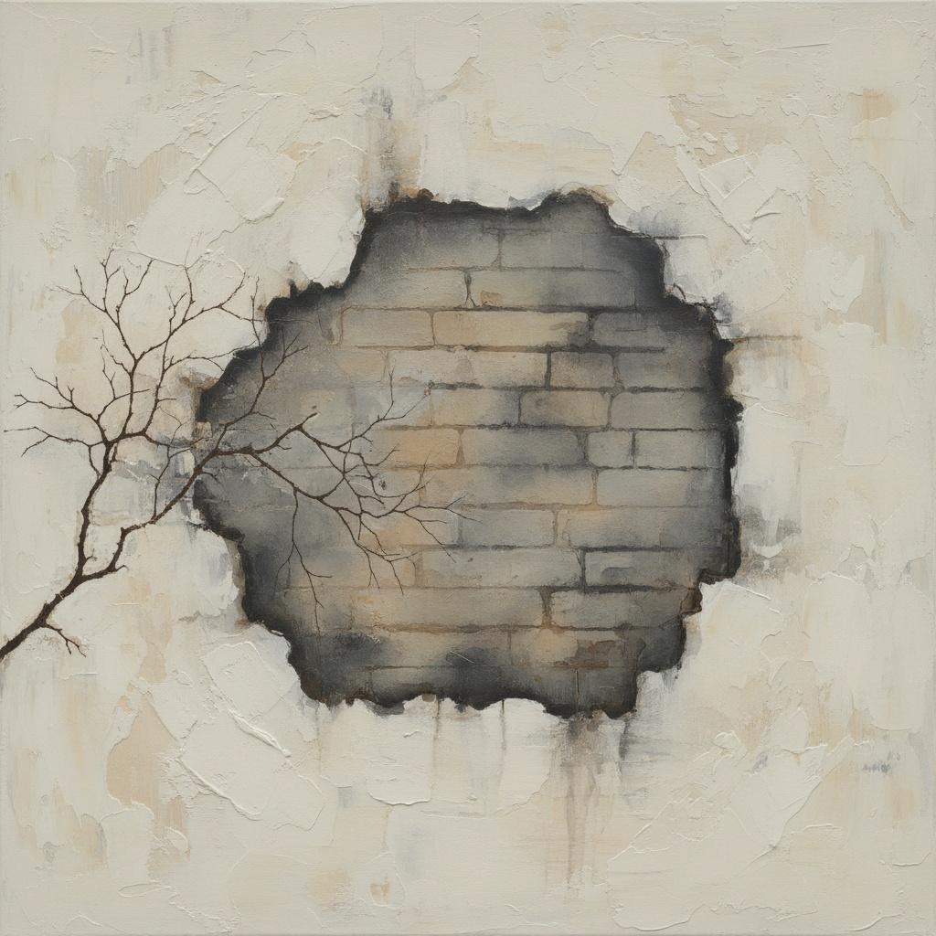 Fragmented Silence: A Monochromatic Study Of Decay And The Skeletal Branch — Laurent Garnier
