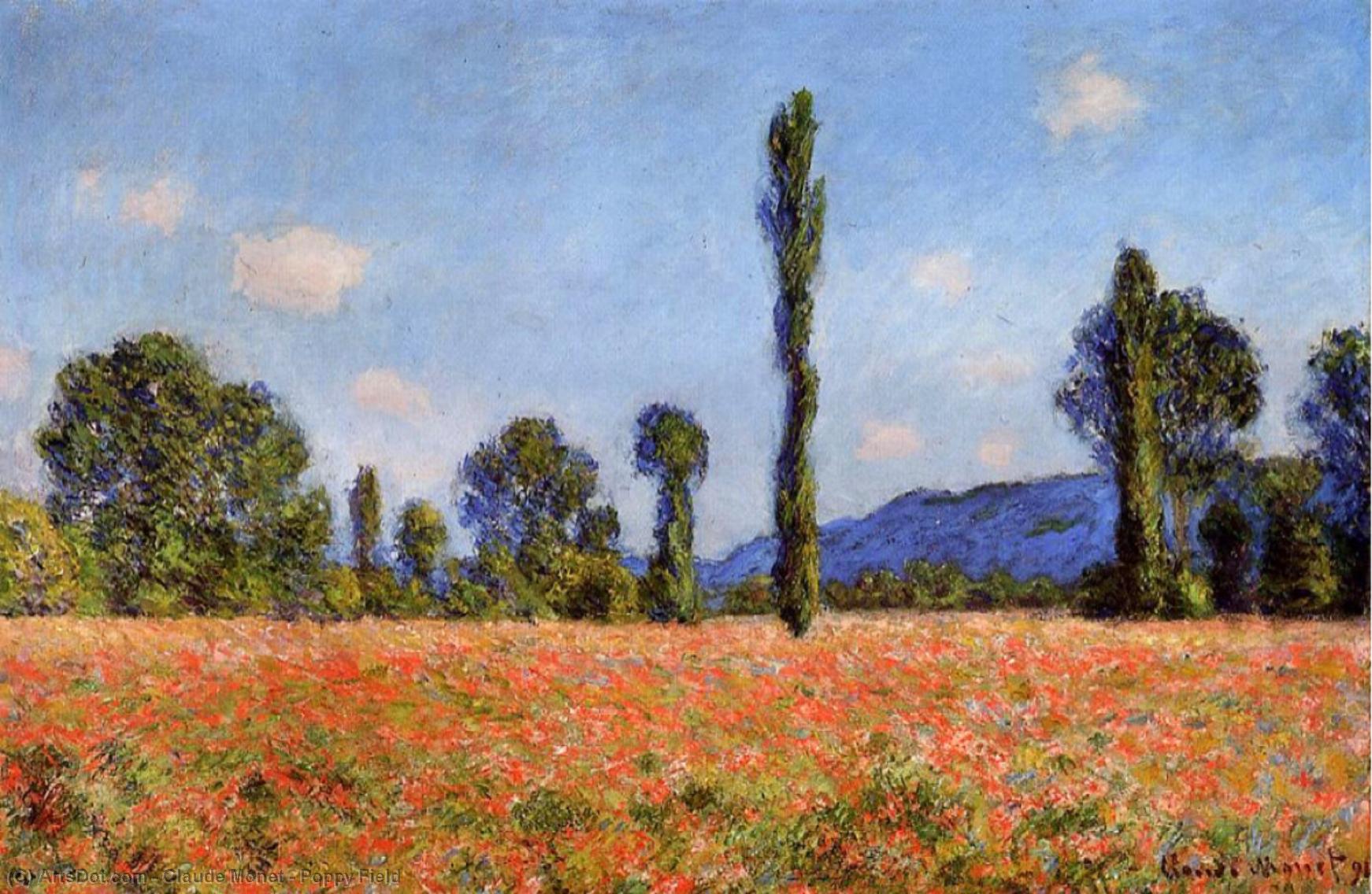 Pole Vlčíků — Claude Monet