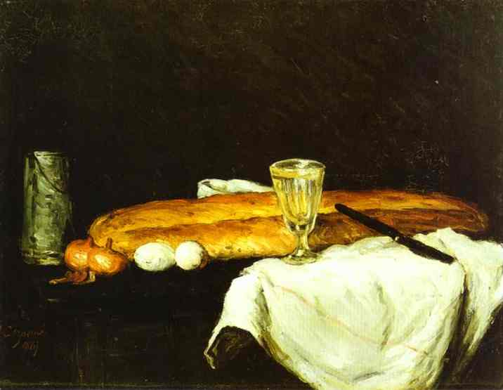 Bread And Eggs — Paul Cézanne