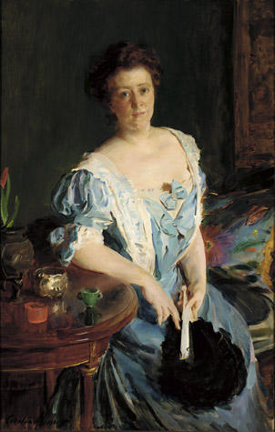 Mrs. John Frederick Lewis od Cecília Bejouxová, ručně malováno olejem na plátně
