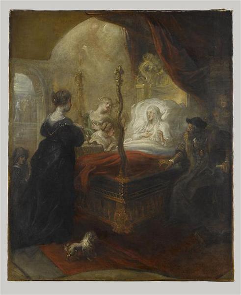 10위에 랭크된 테오도르 판 튈덴의 가장 인기 있는 작품 보기: Saint François de Paule prophétisant un fils à Louise de Savoie