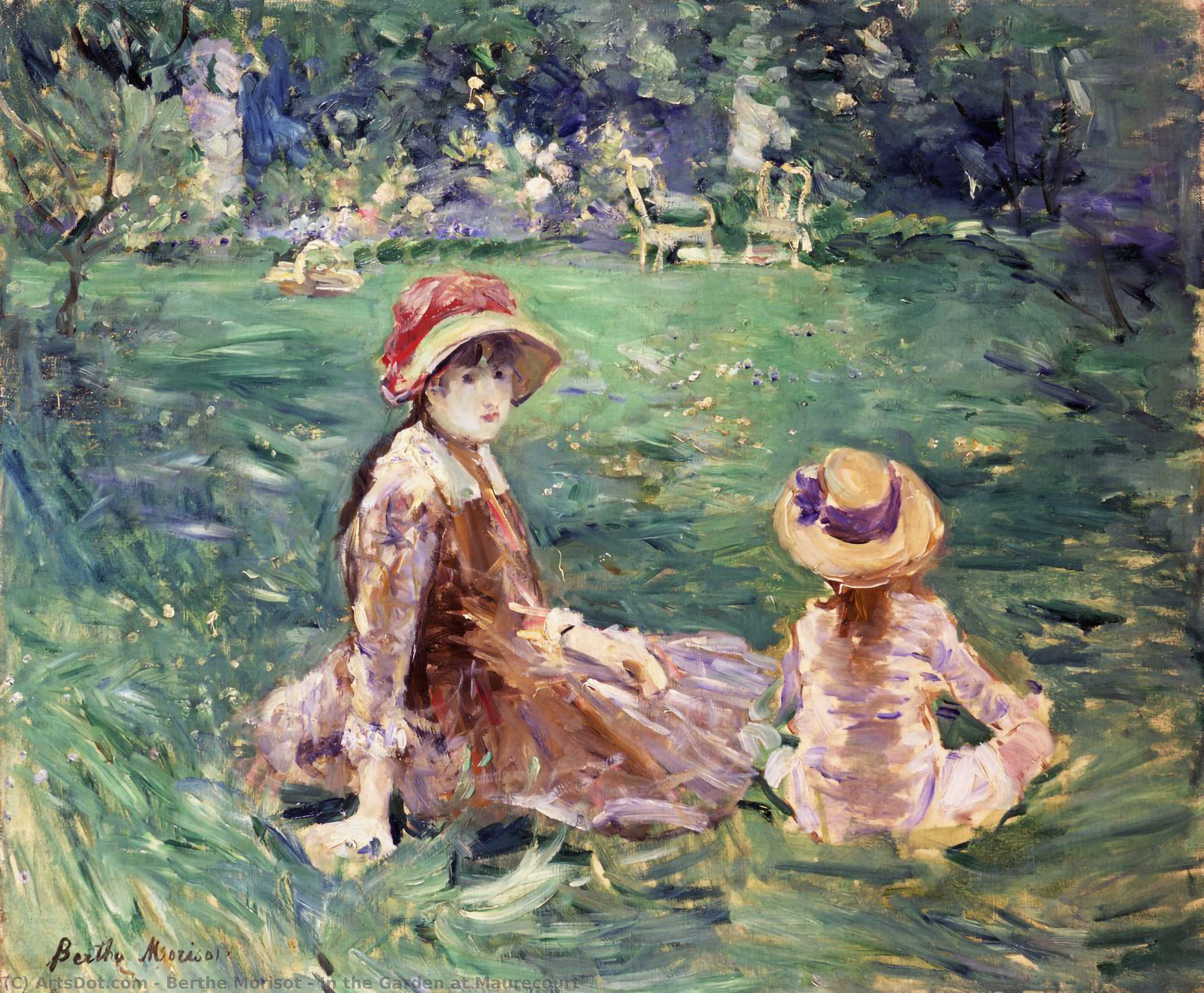 In The Garden At Maurecourt — Berthe Morisot
