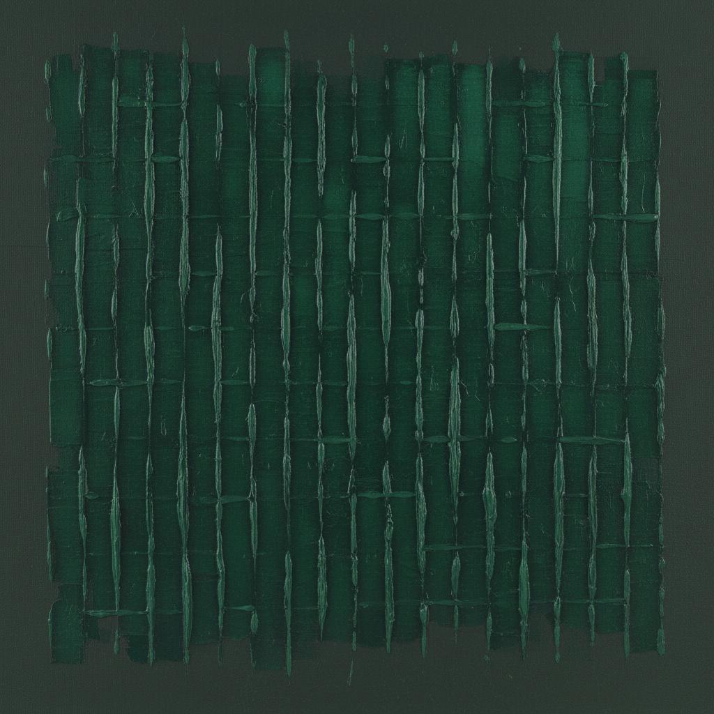 Échos Monolithiques En Émeraude : Une Étude Singulière D'ombres Forestières Rythmiques — David Moreau