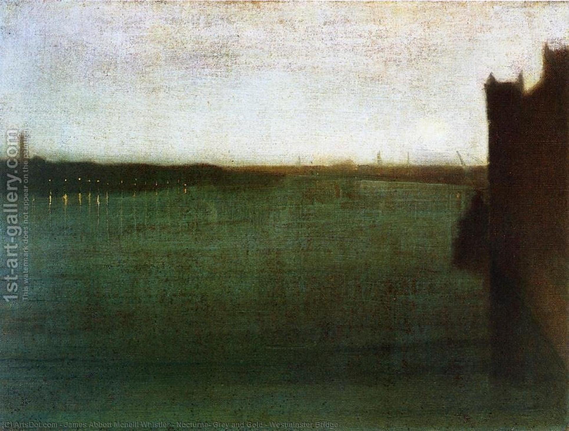 Notturno: Grigio E Oro — James Abbott Mcneill Whistler