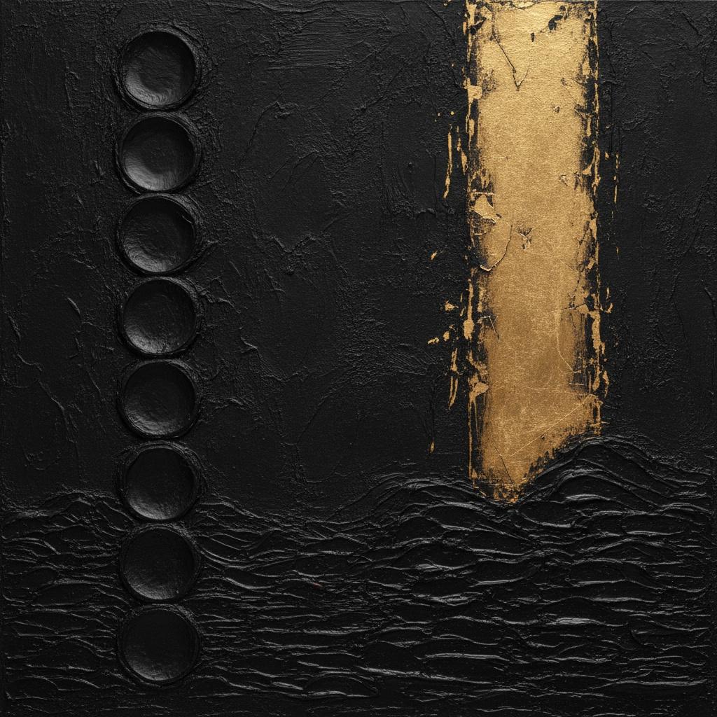 Eroziune Aurie Peste Goluri Sculptate Din Obsidian — David Moreau