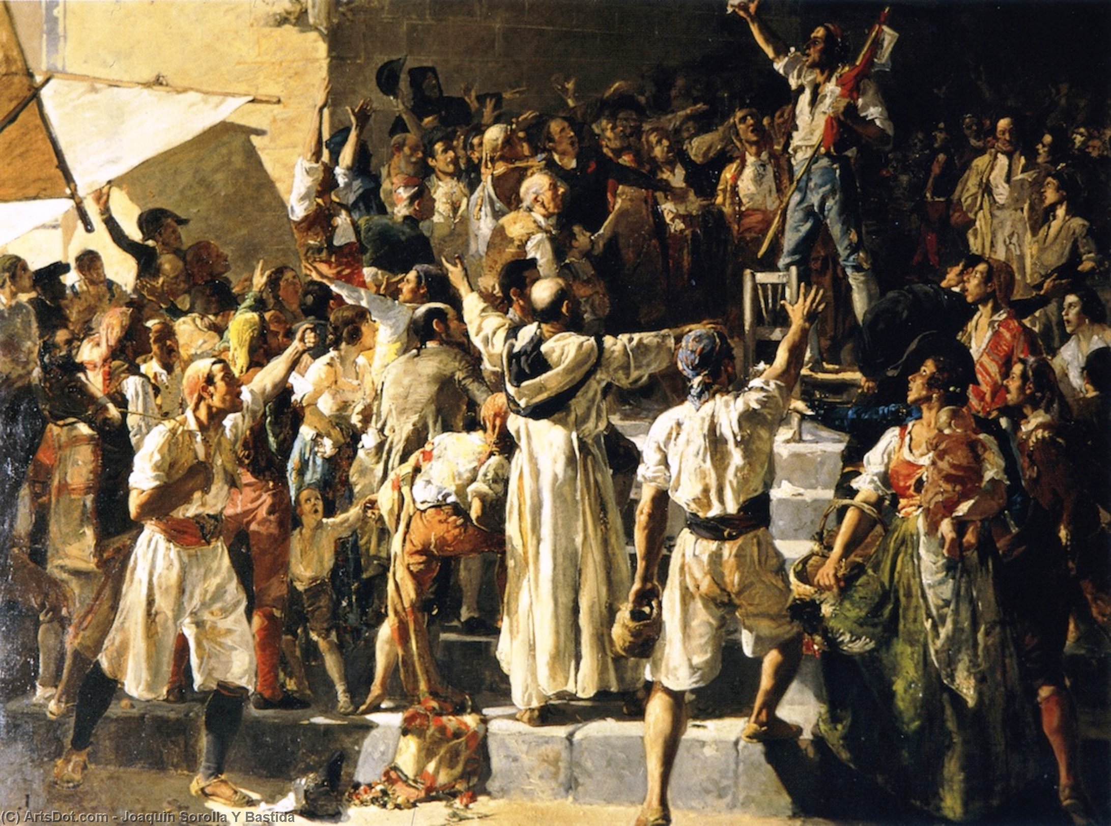 The Cry Of El Palleter — Joaquín Sorolla