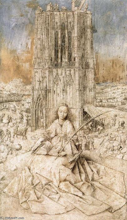 St Barbara — Jan Van Eyck