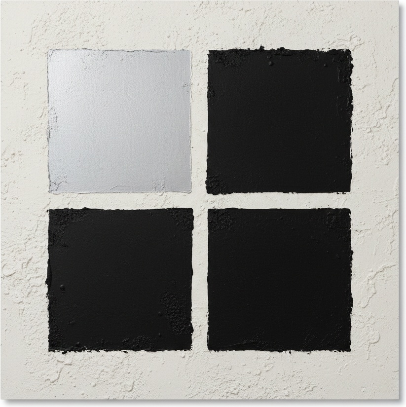 Monolithic Symmetry In Silver And Obsidian: A Singular Study Of Textured Equilibrium — Laurent Vionnet