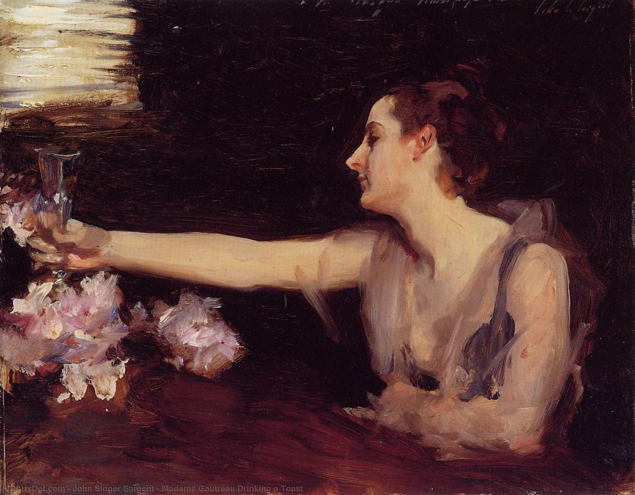 Madame Gautreau İçmek Üzerindeki Şeref Çayı — John Singer Sargent