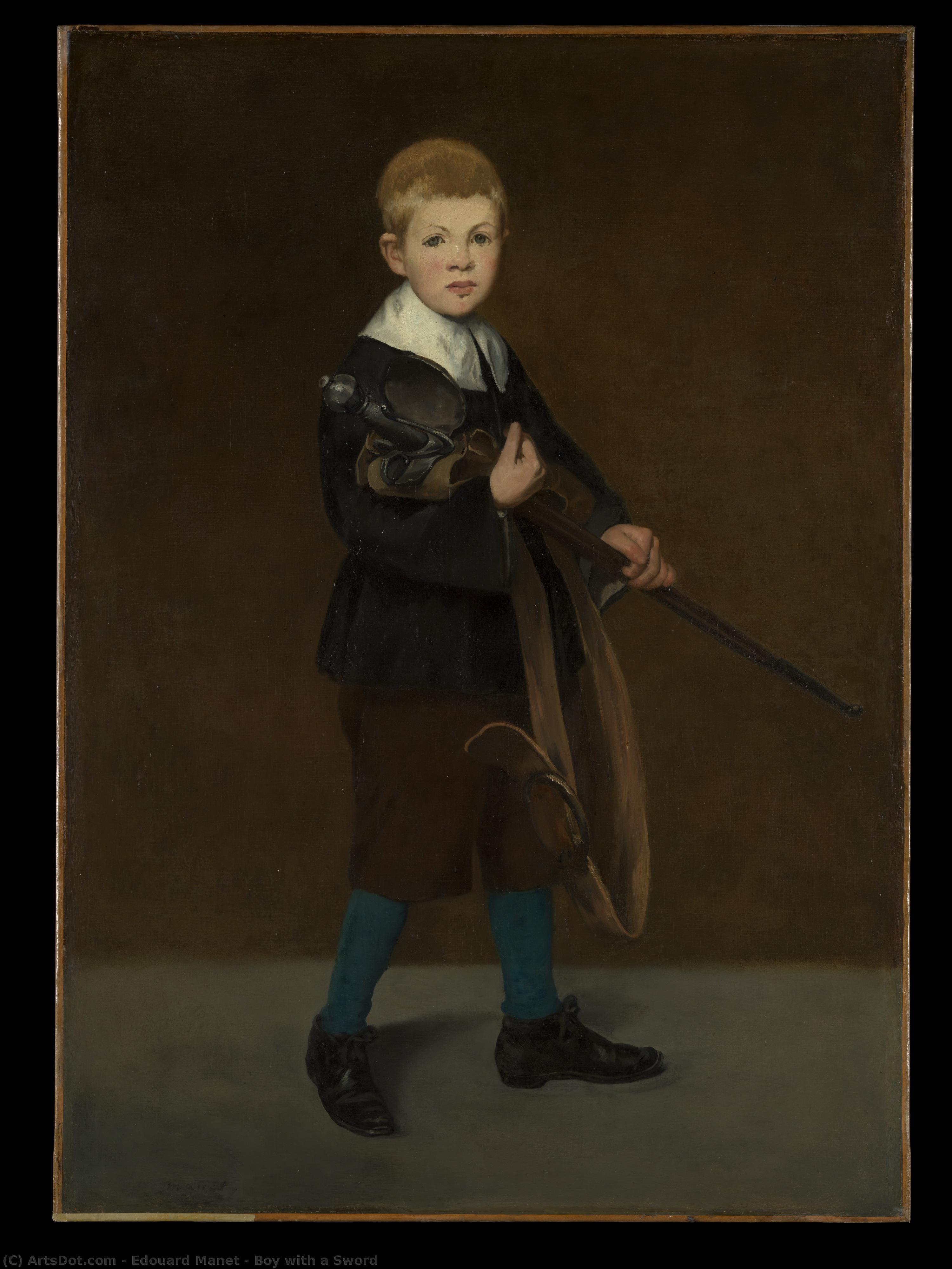 Garçon Avec Une Épée — Édouard Manet