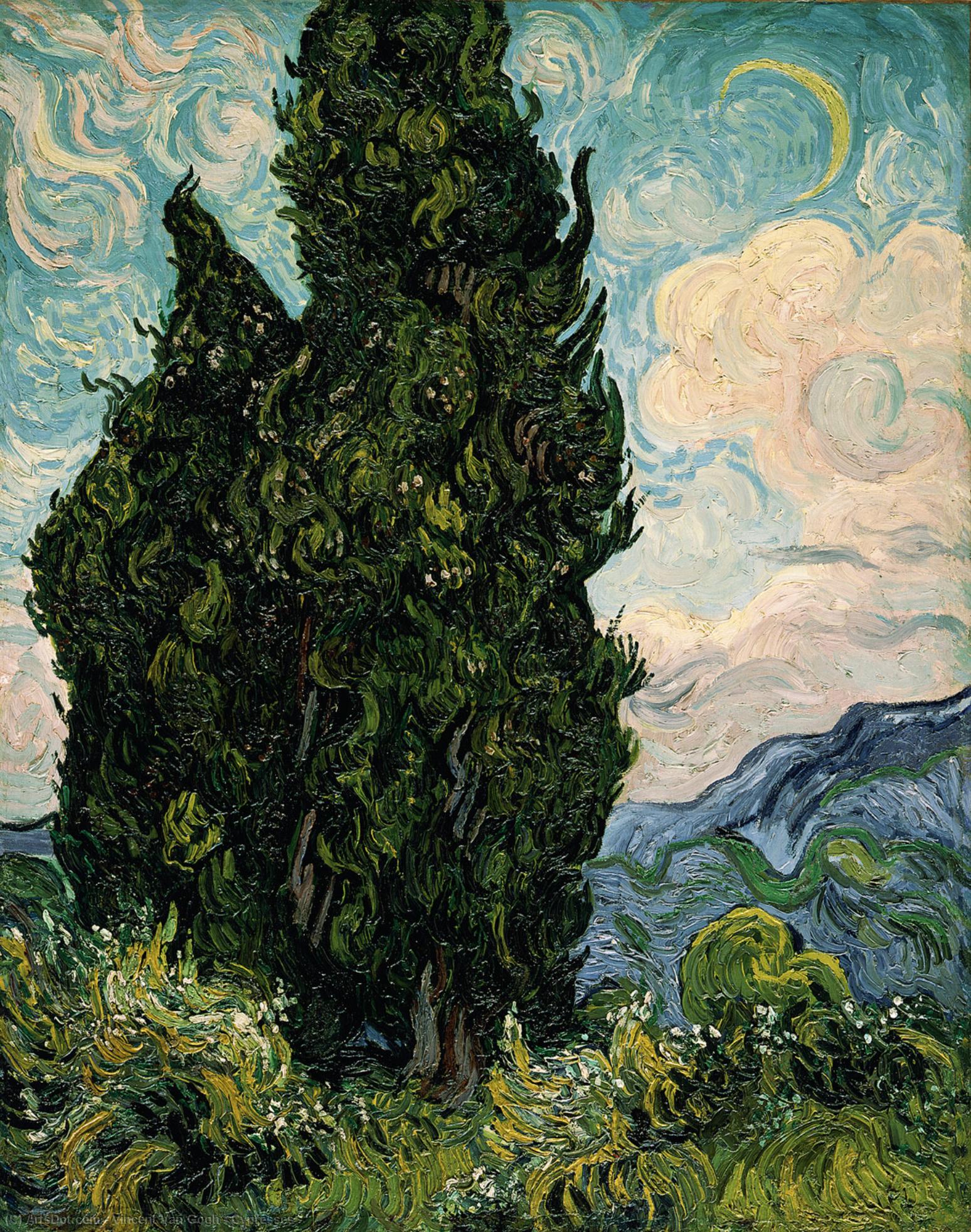 Οι Κυπαρίσσοι — Vincent Willem Van Gogh