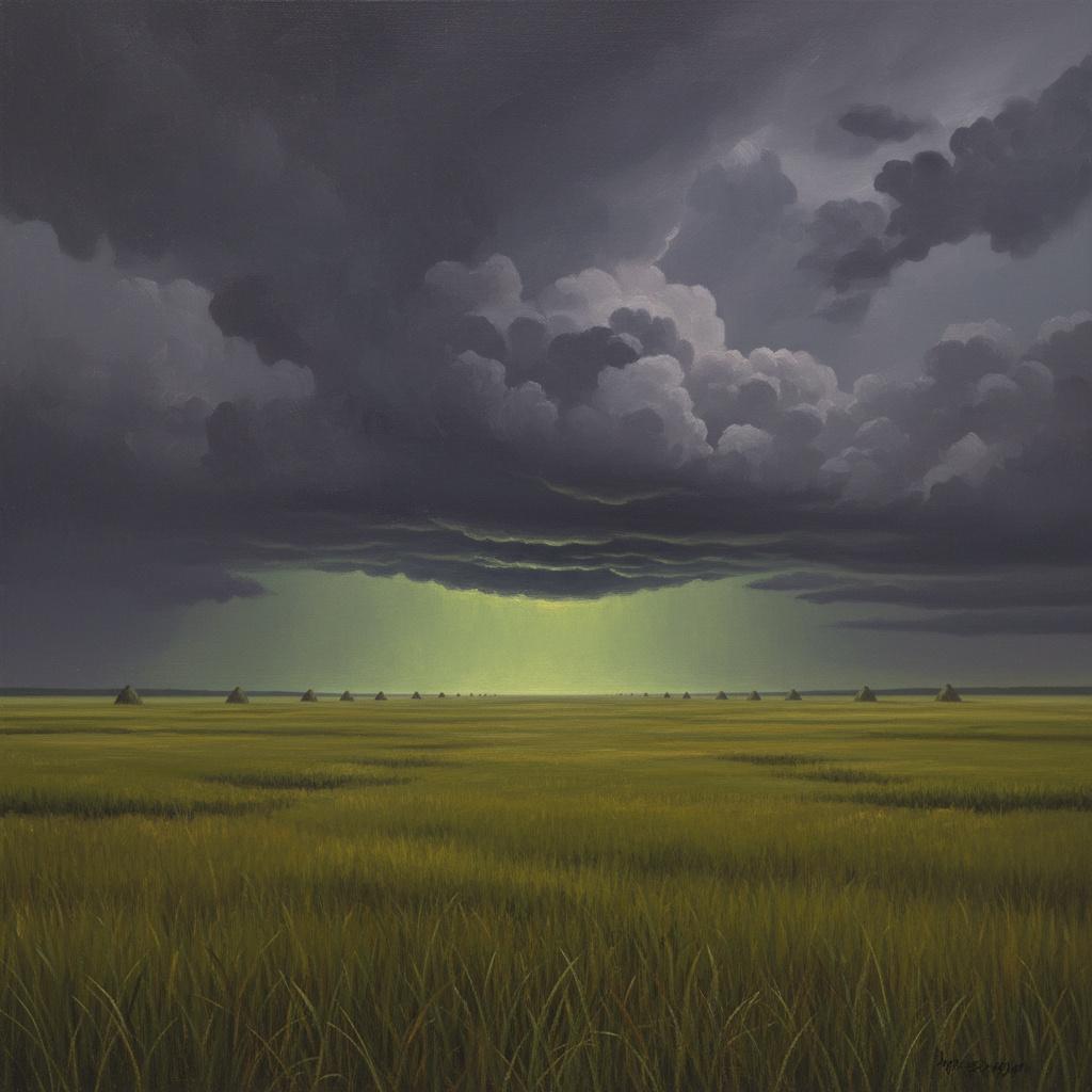 El Silencio Inminente: Un Estudio Atmosférico En Ocre Y Pizarra — Guillaume Rolland