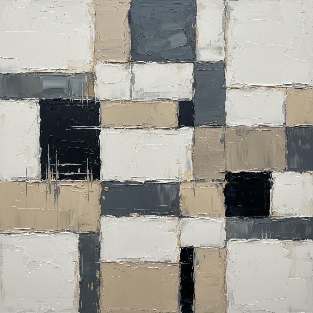 Monolithic Fragments In Tonal Silence: A Singular Study Of Textured Geometric Equilibrium — Laurent Roche