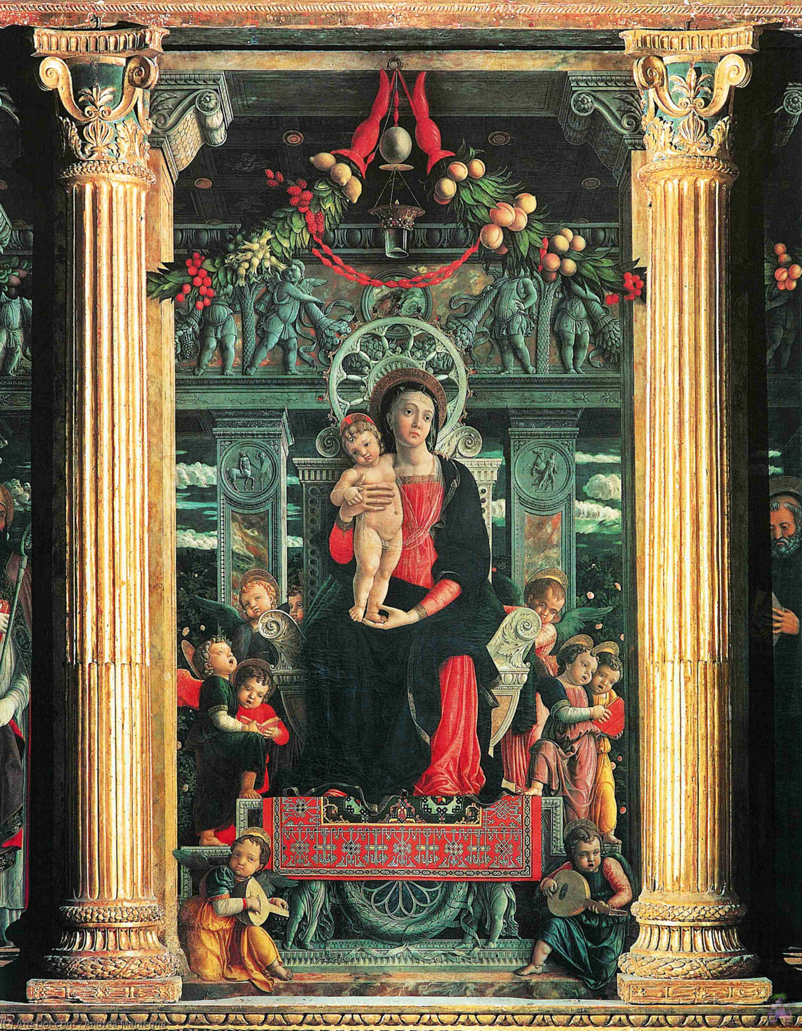 San Zeno Altarpiece (detail) - — Andrea Mantegna