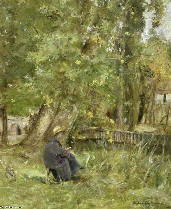 Early Autumn, Grez od Alexander Ignatius Roche, ručně malováno olejem na plátně