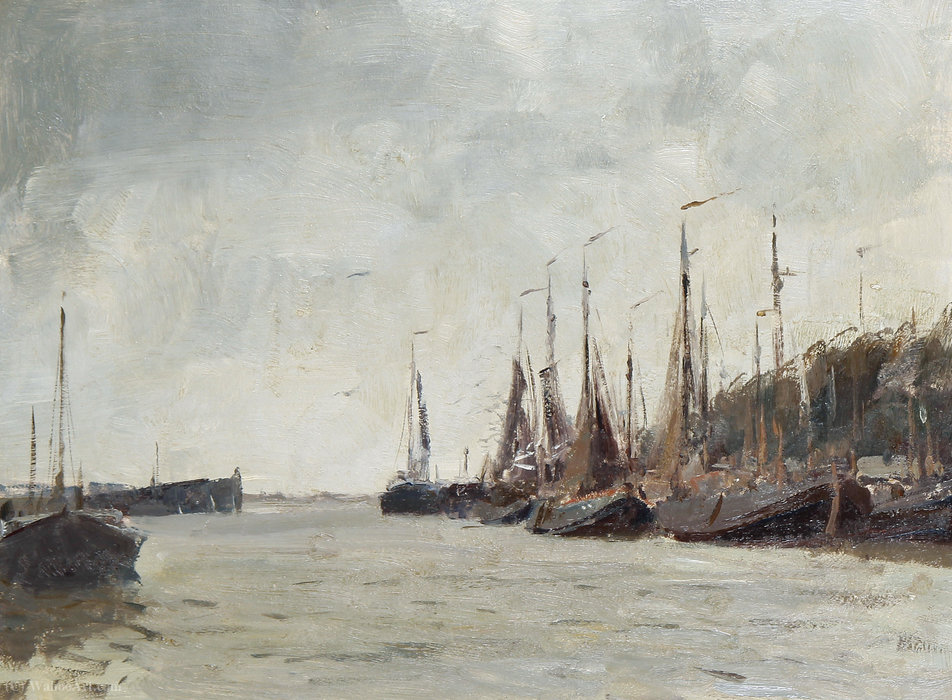 Moored Boats — Edward Seago