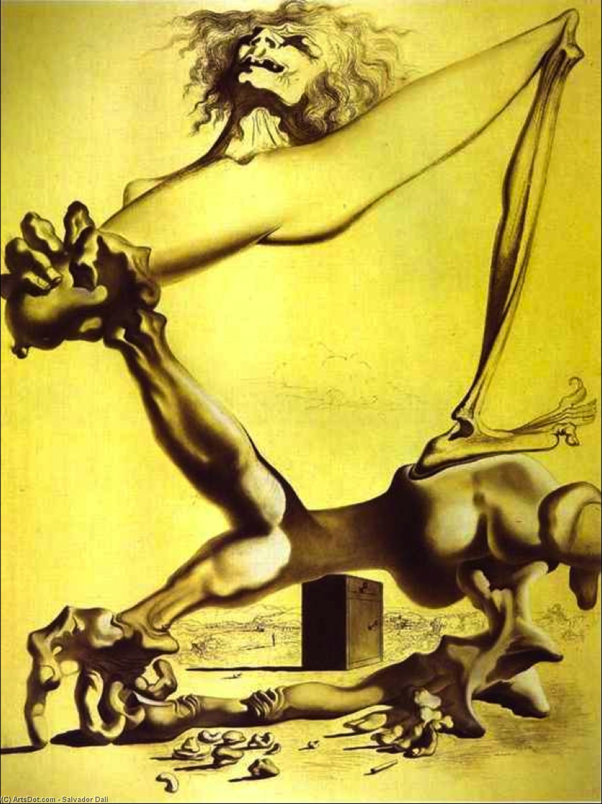 Premonition Af Borgerkrig — Salvador Dalí