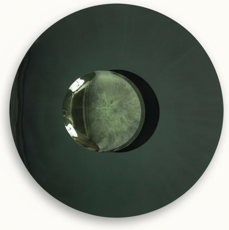 Forest Green 3d Vinyl Record Wall Sculpture