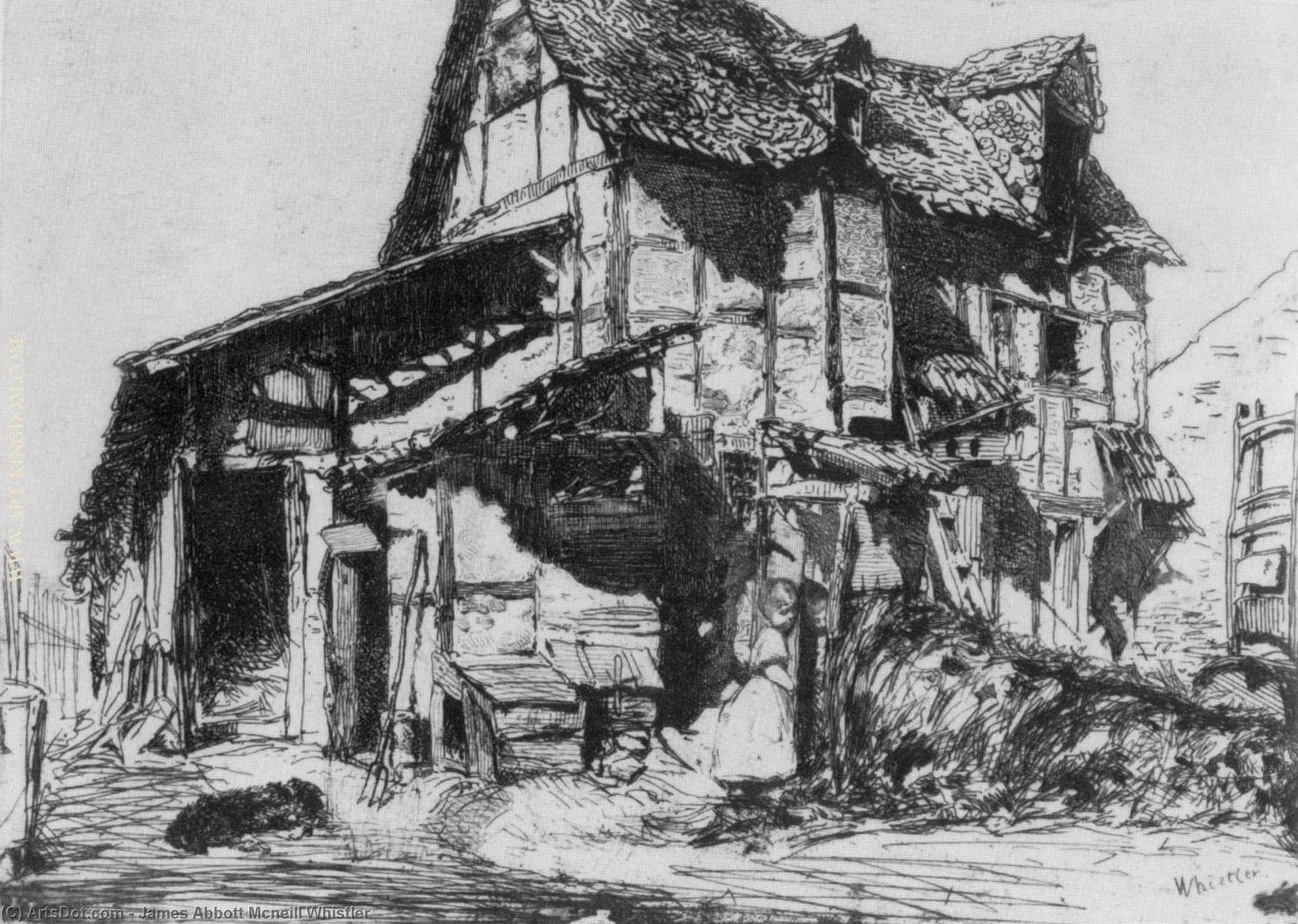 L'inquietudine Del Quartiere — James Abbott Mcneill Whistler