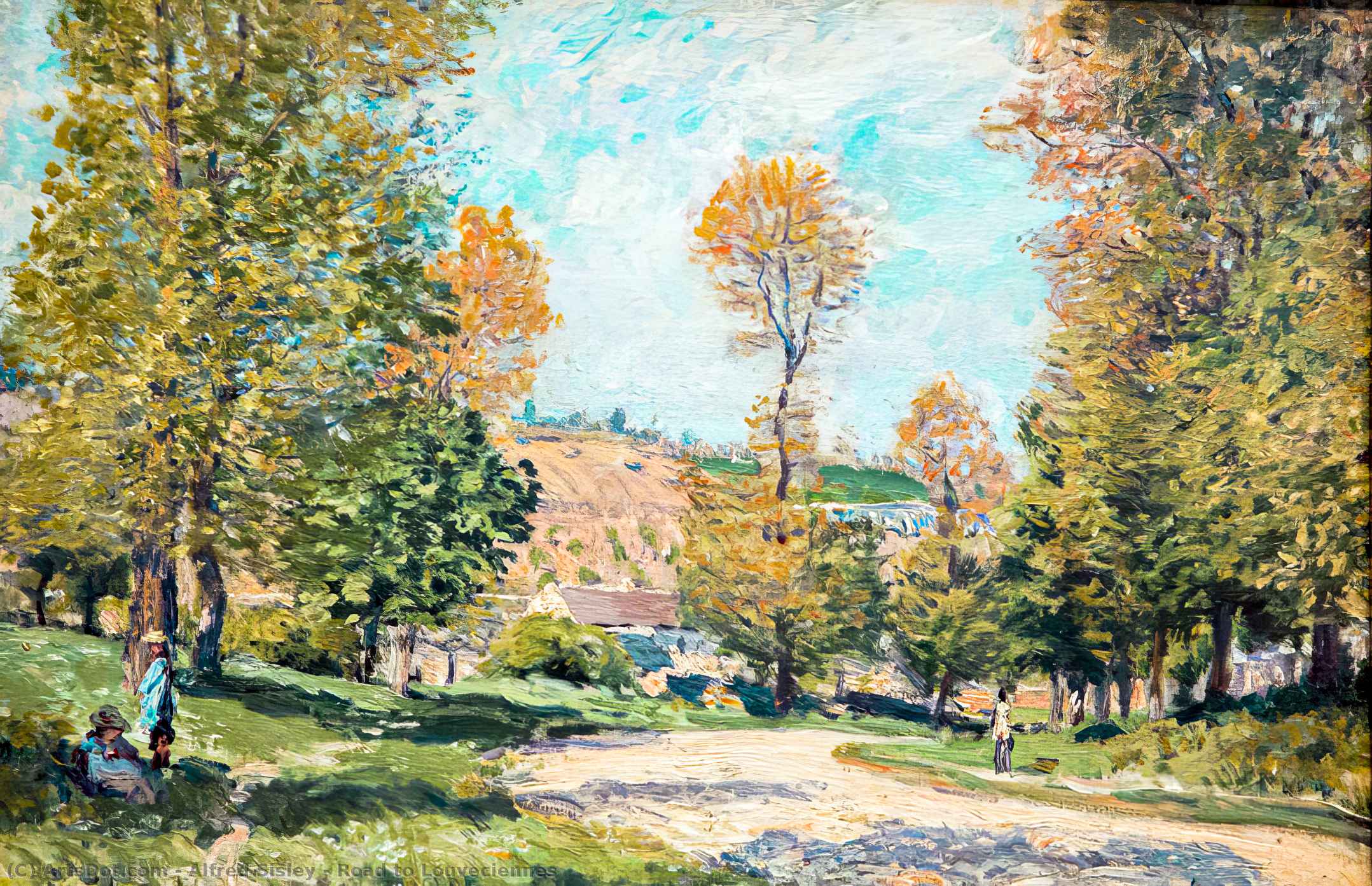 Droga Do Louvecjen — Alfred Sisley
