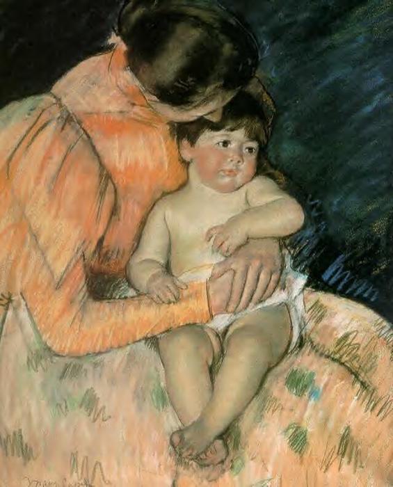 Mère Et Enfant — Mary Stevenson Cassatt