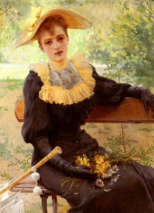 In The Garden — Vittorio Matteo Corcos