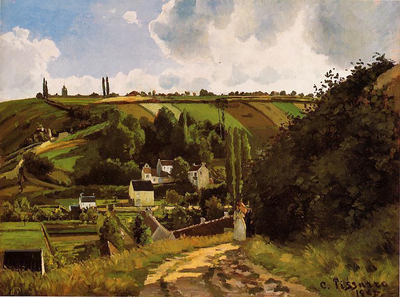 The Jallais Hills, Pontoise — Camille Pissarro