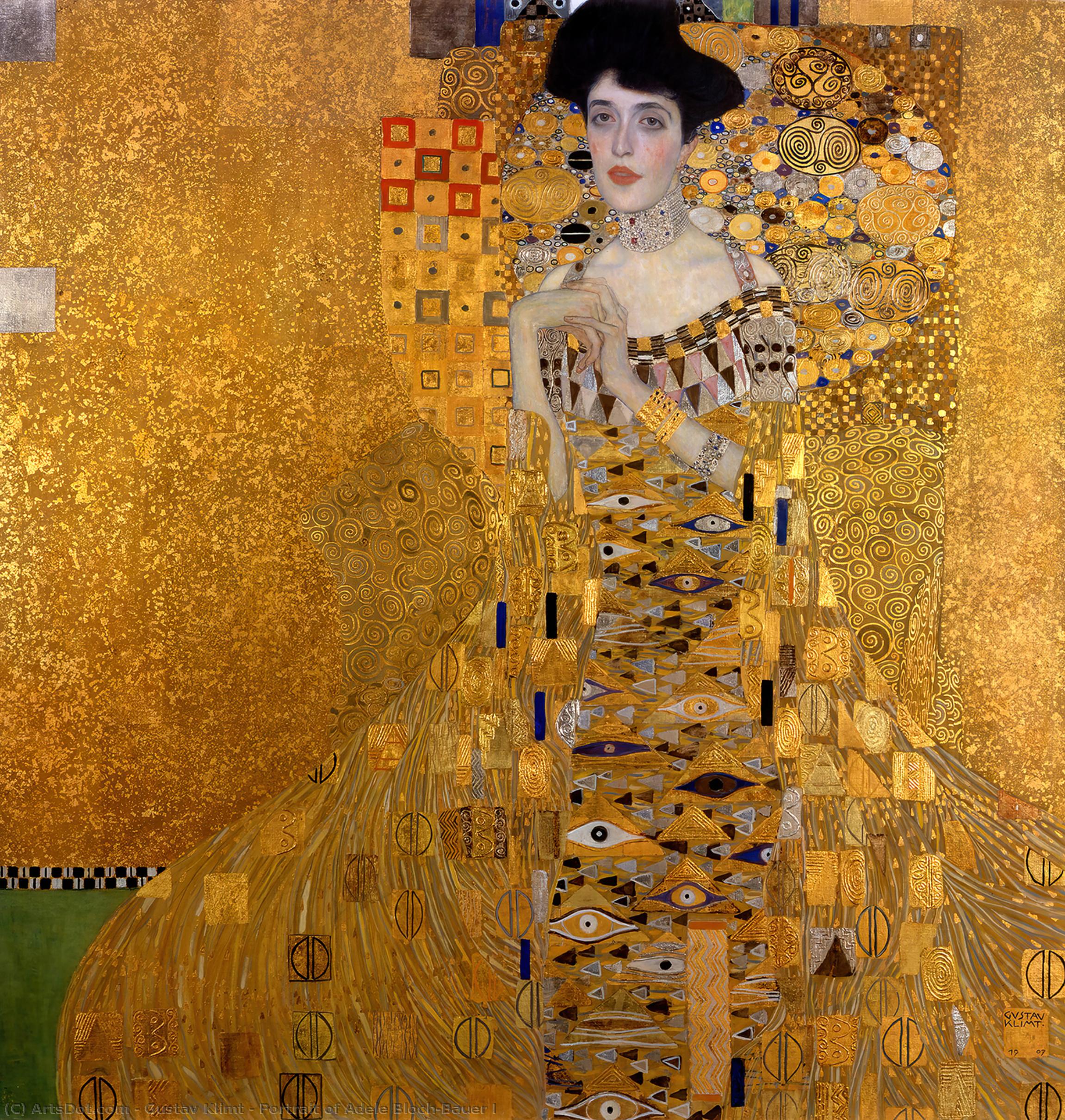 Portret Adele Bloch-bauer I — Gustav Klimt