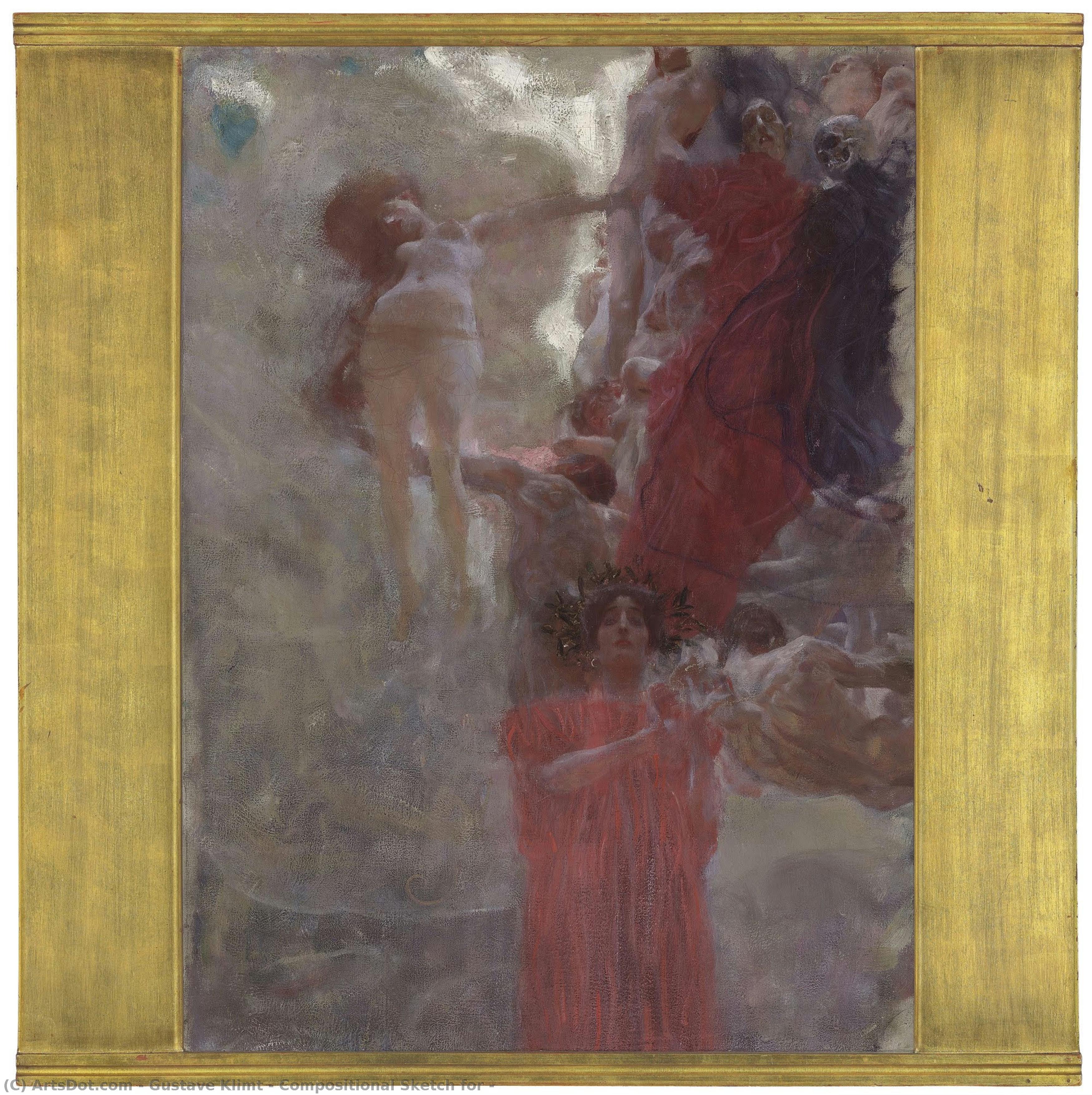 Kompozice Náčrt Pro Lékařství — Gustav Klimt