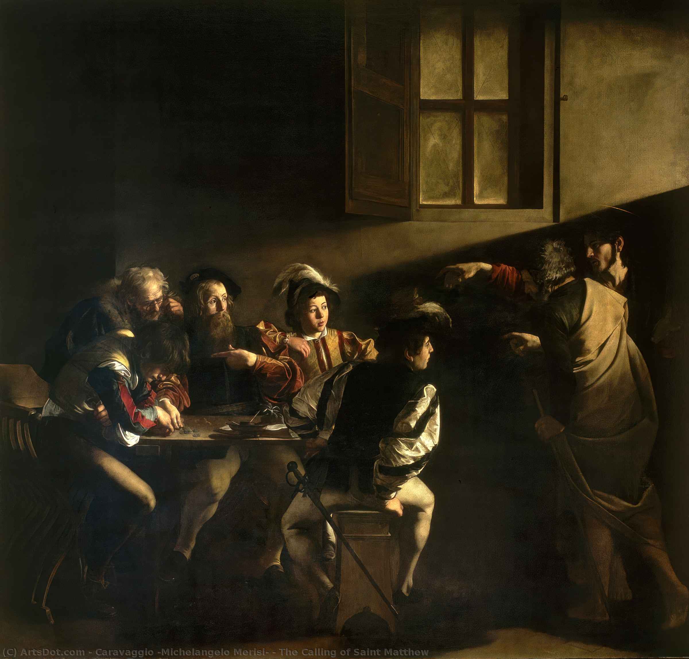 Kallingen Av Matteus — Caravaggio