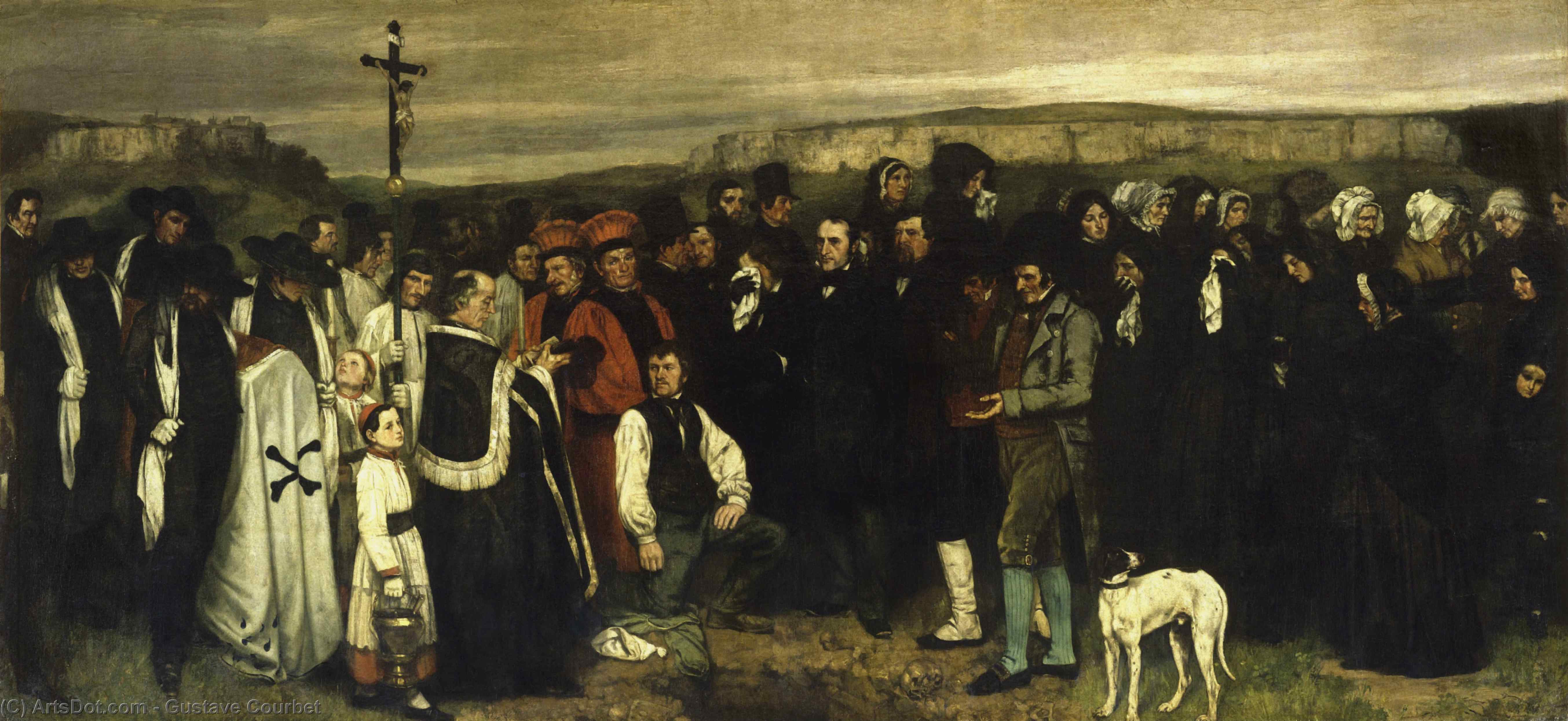Îngroparea Din Ornans — Gustave Courbet