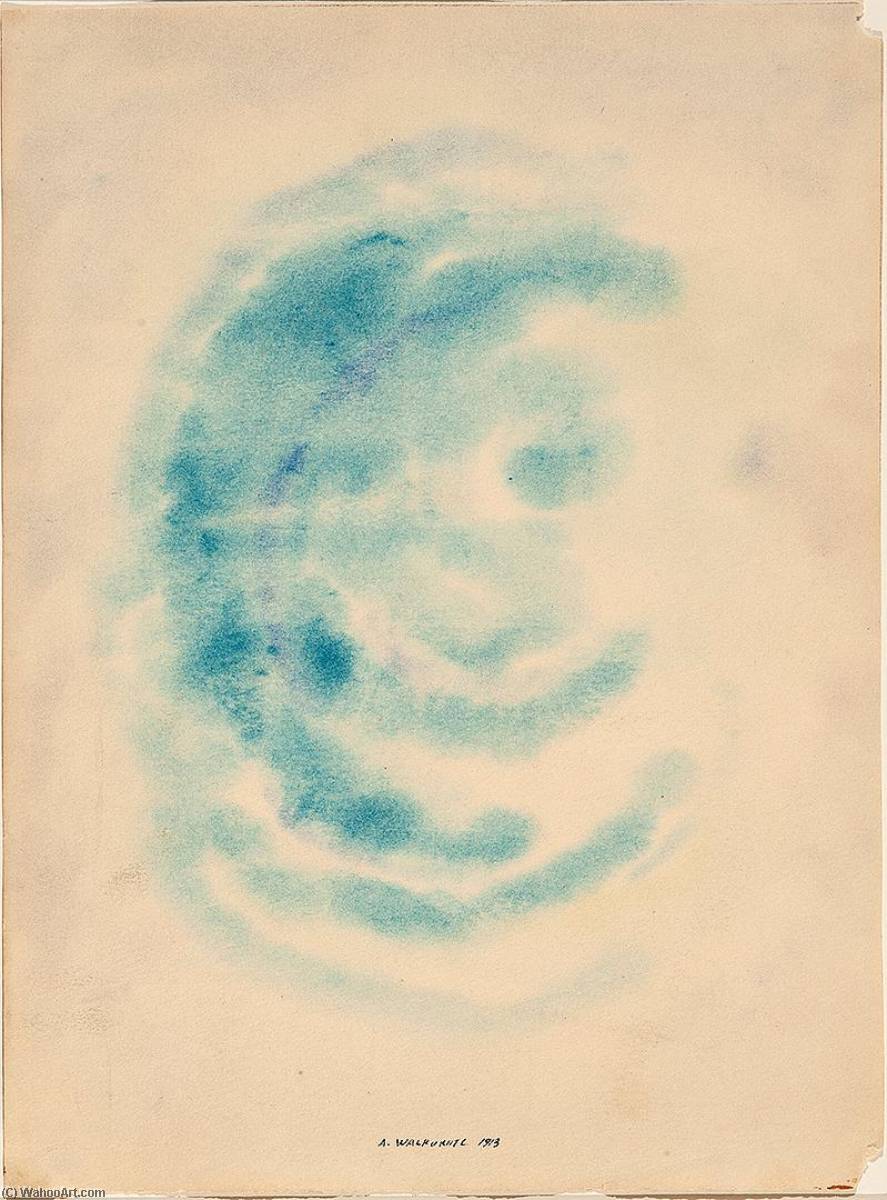 Blue Abstract — Abraham Walkowitz