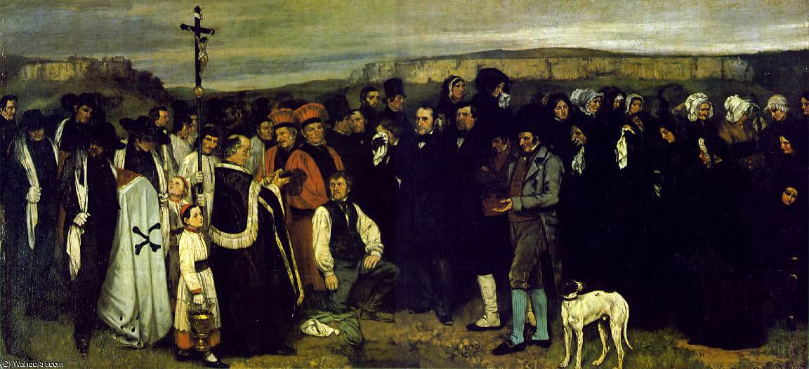 A Burial At Ornans, Musée D' — Gustave Courbet