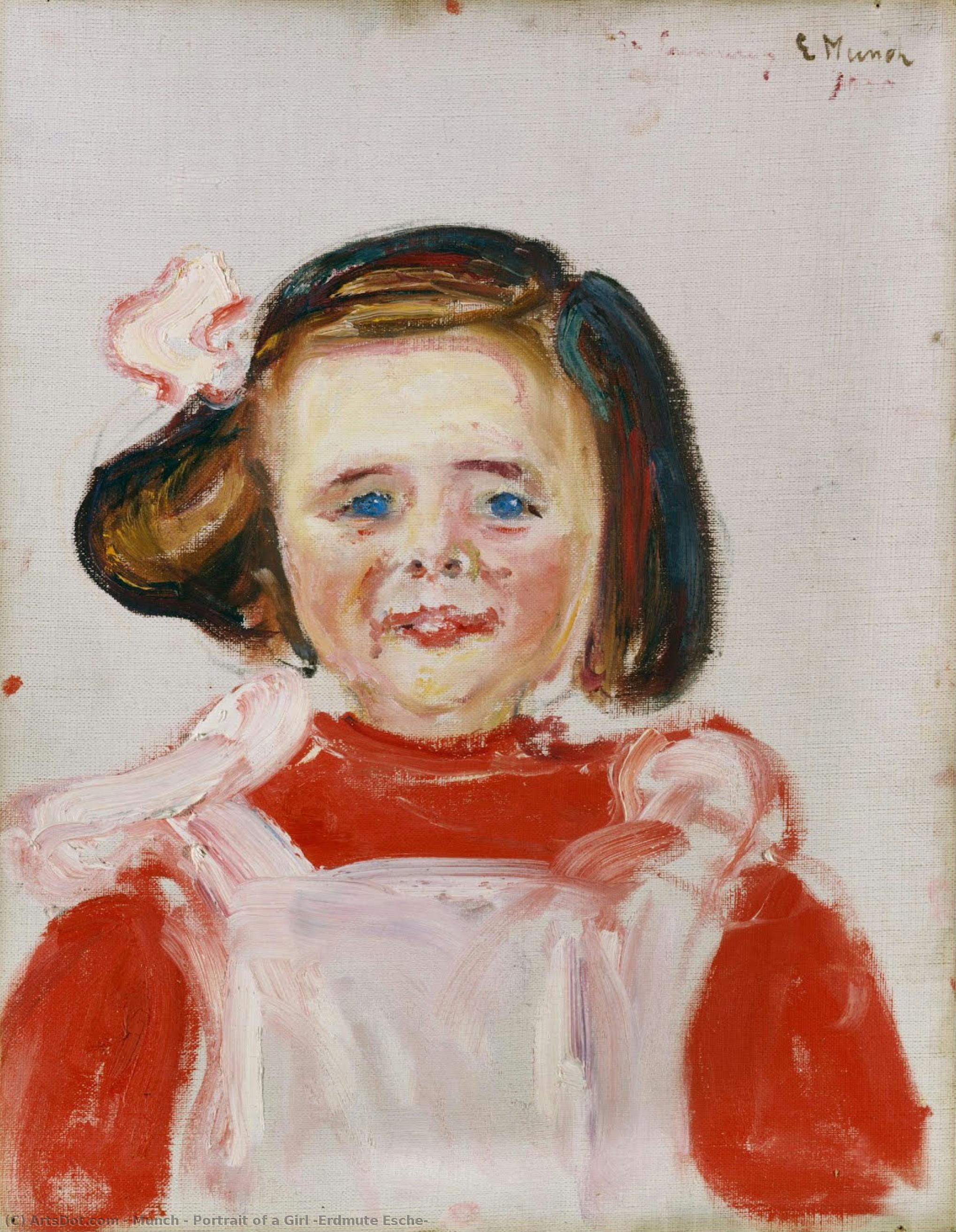 Ritratto Di Una Ragazza (erdmute Esche) — Edvard Munch