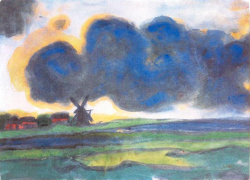 Marsh Windmill — Emil Nolde
