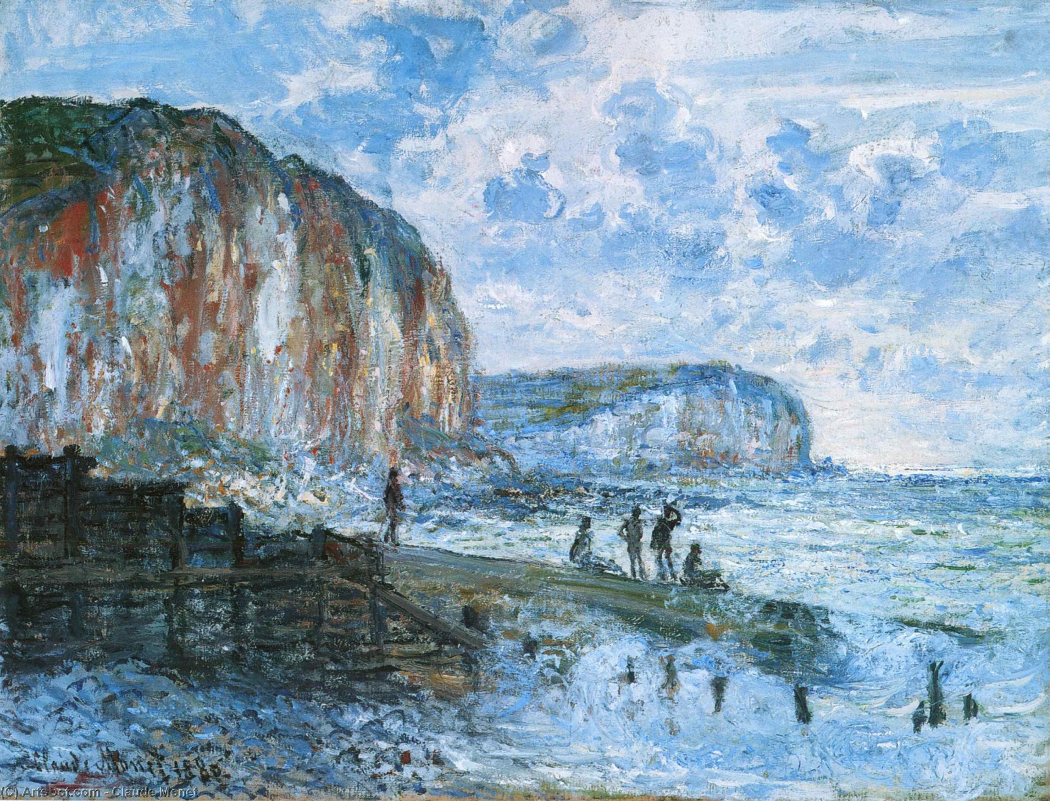 Klify Les Petites-dalles — Claude Monet