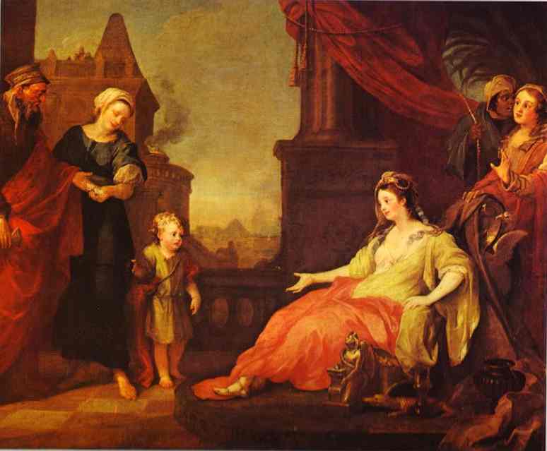 Mosè Davanti Alla Figlia Del Faraone — William Hogarth