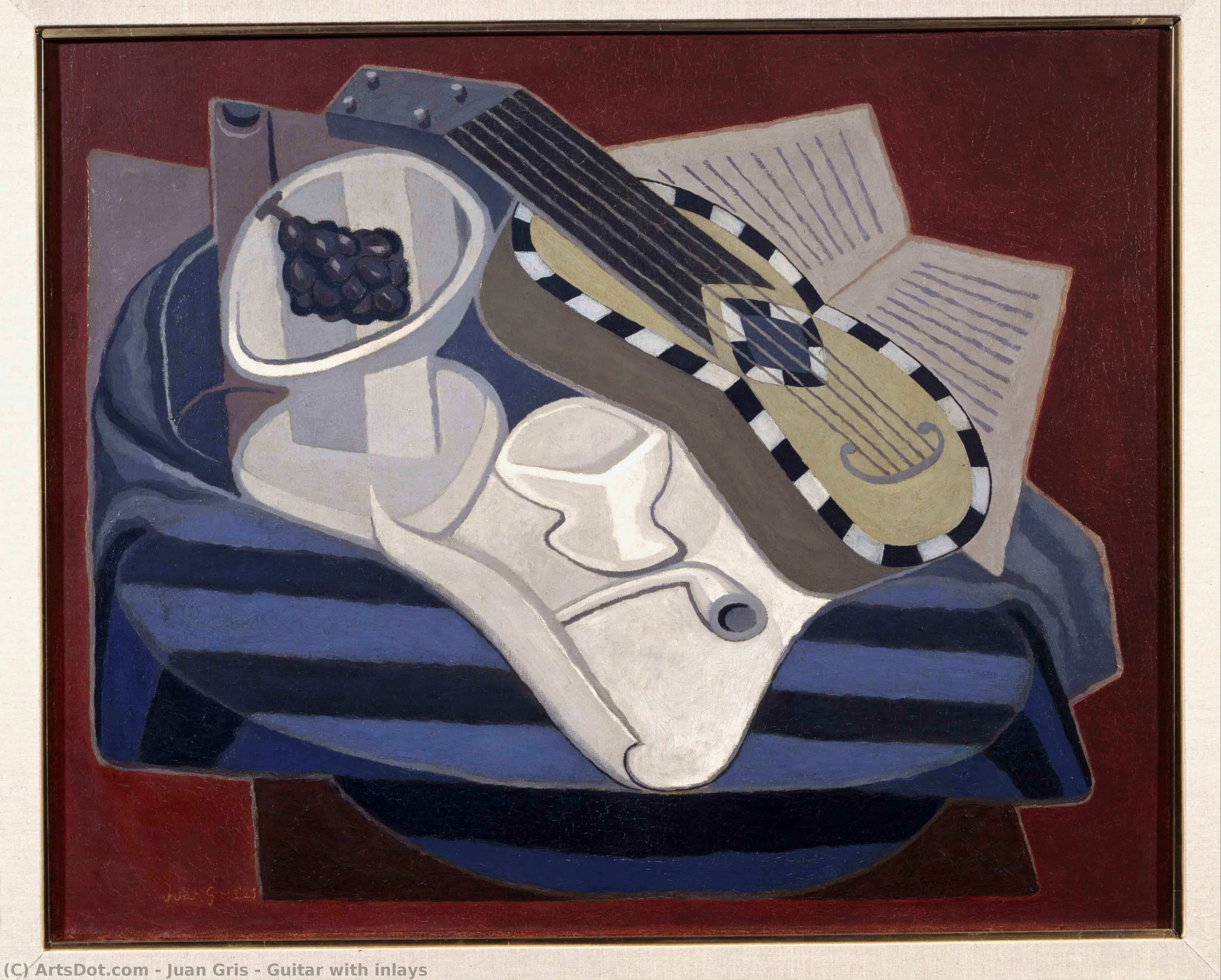 Gitarre Mit Einlagen — Juan Gris