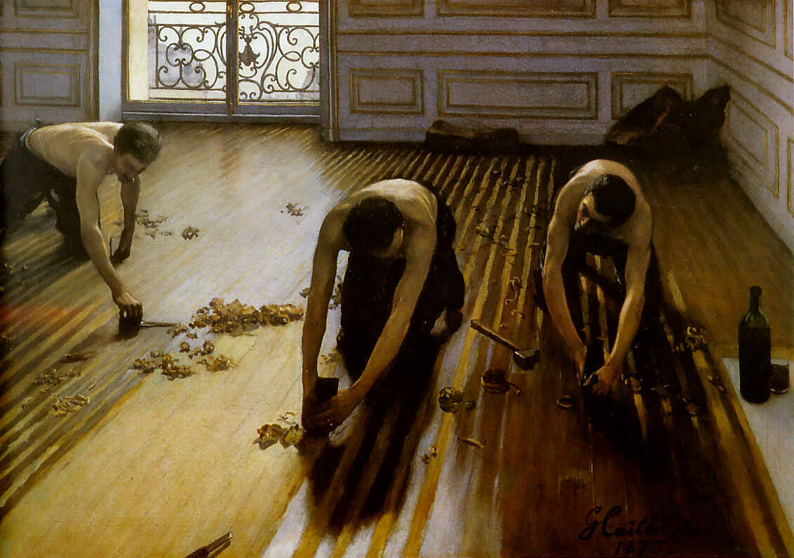 Les Raboteurs De Parquet — Gustav Caillebotte