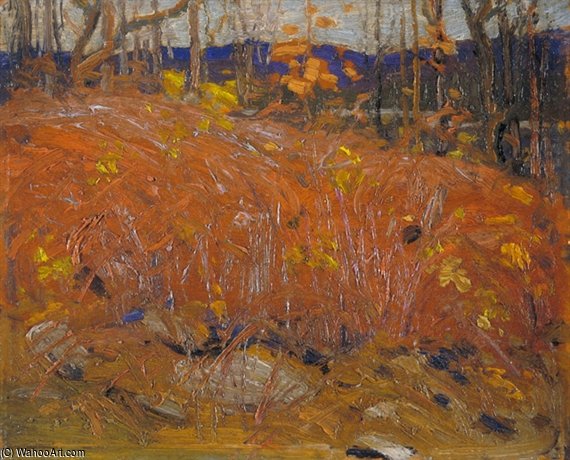 Brown Bushes, Late Autumn — Thomas Thomson
