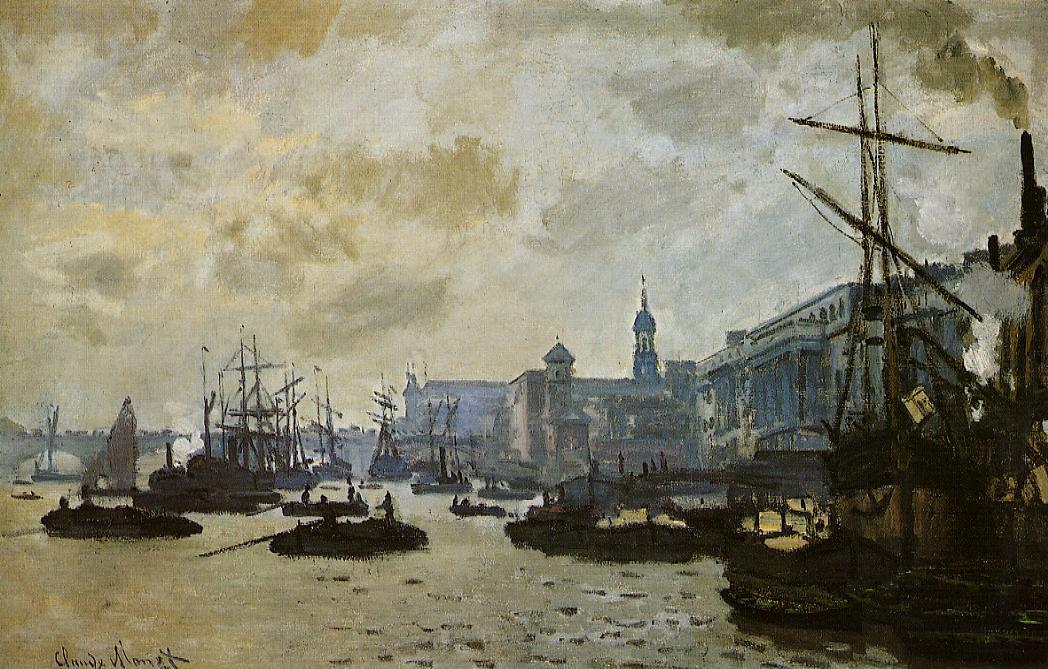 Lontoon Satama — Claude Monet
