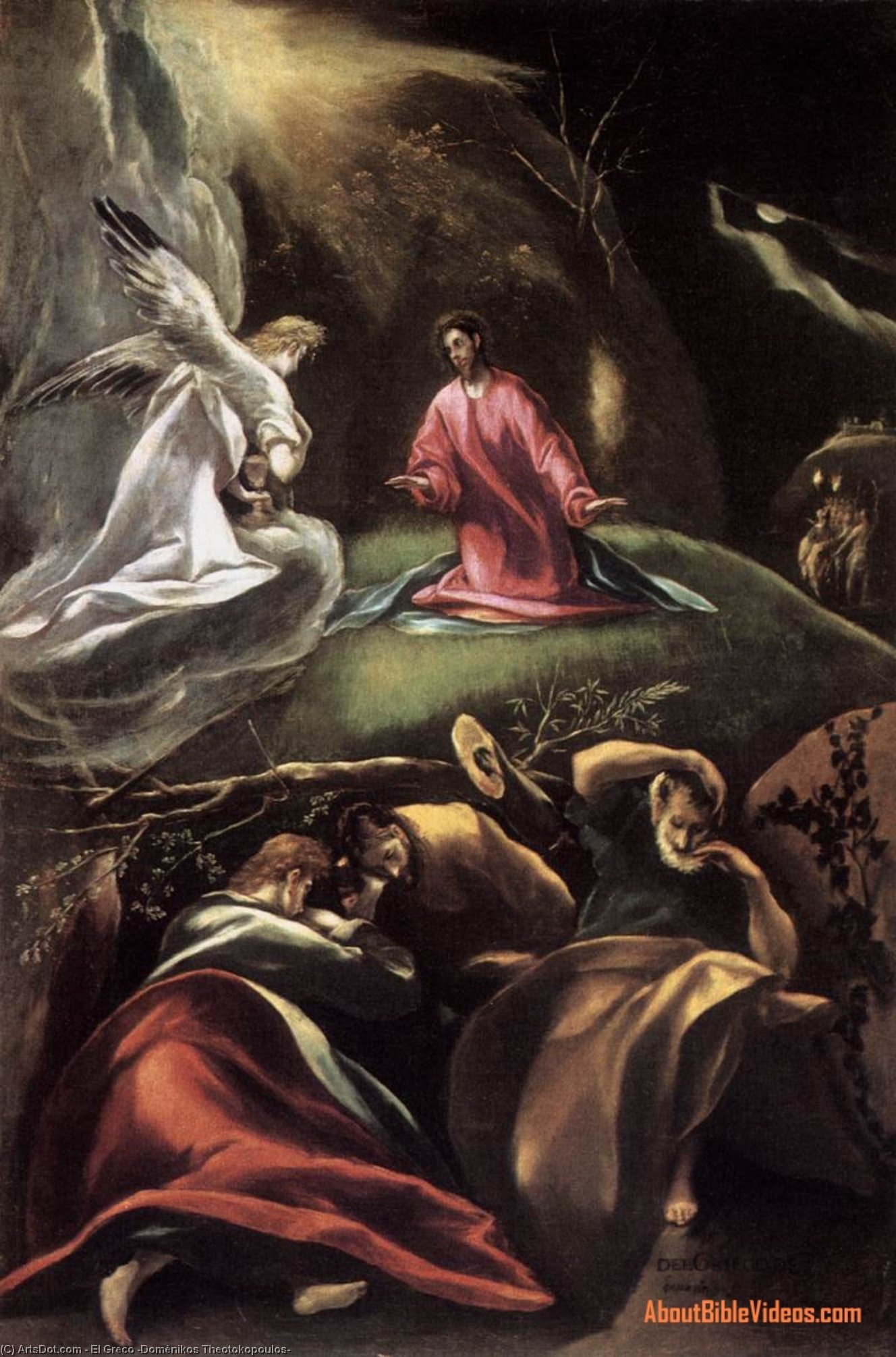 Die Agonie Im Garten — El Greco