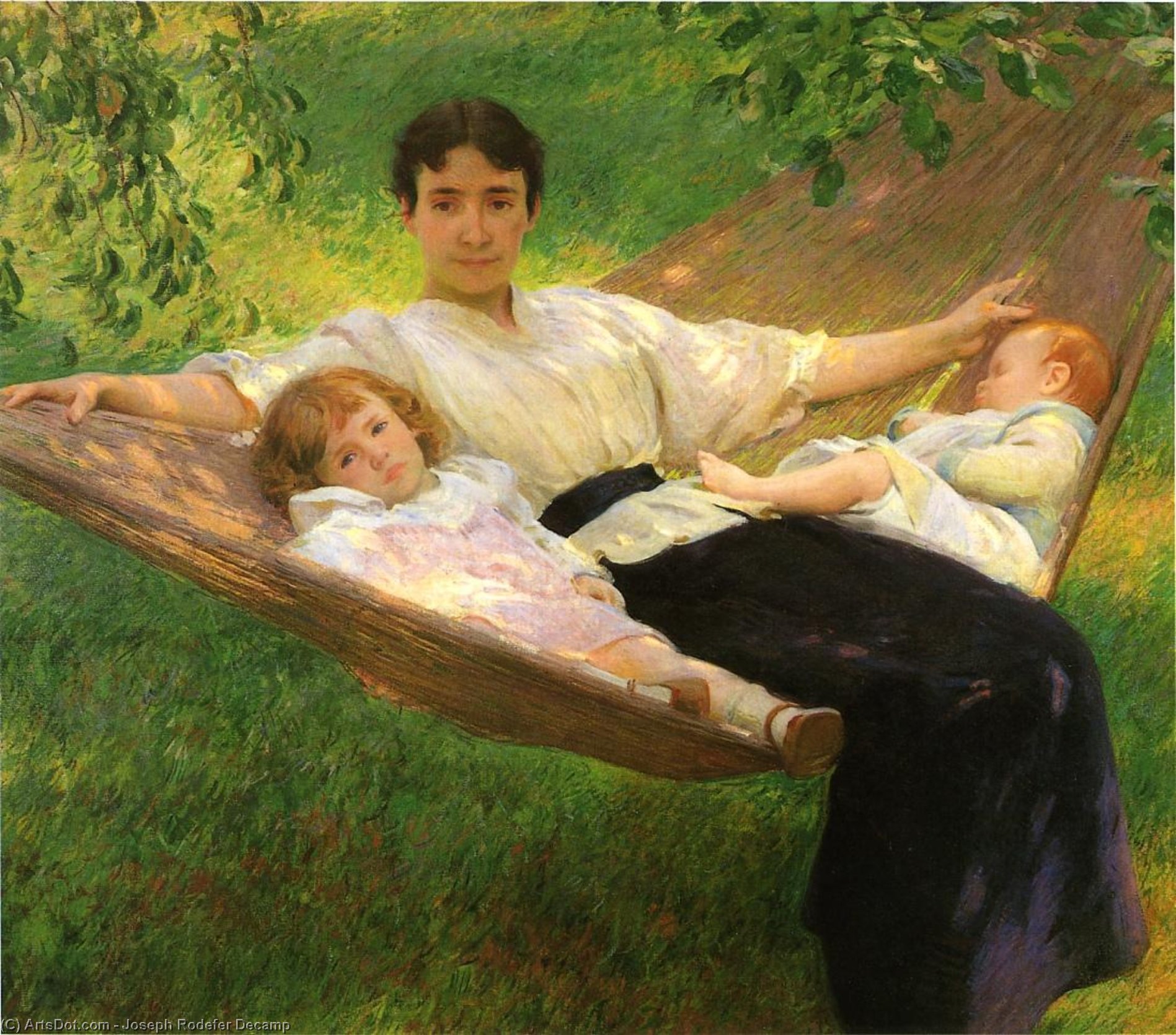 The Hammock — Joseph Rodefer Decamp