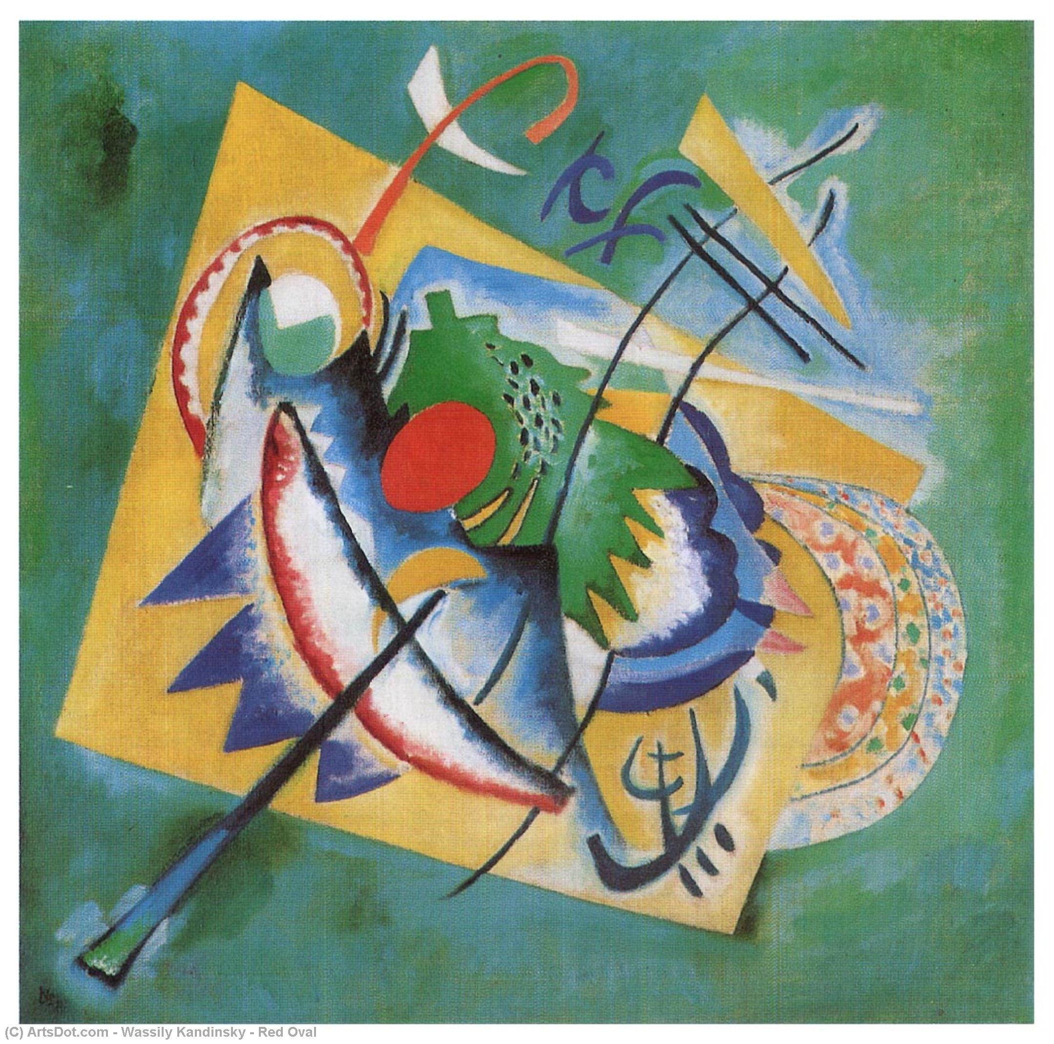 Red Oval — Wassily Wassilyevich Kandinsky