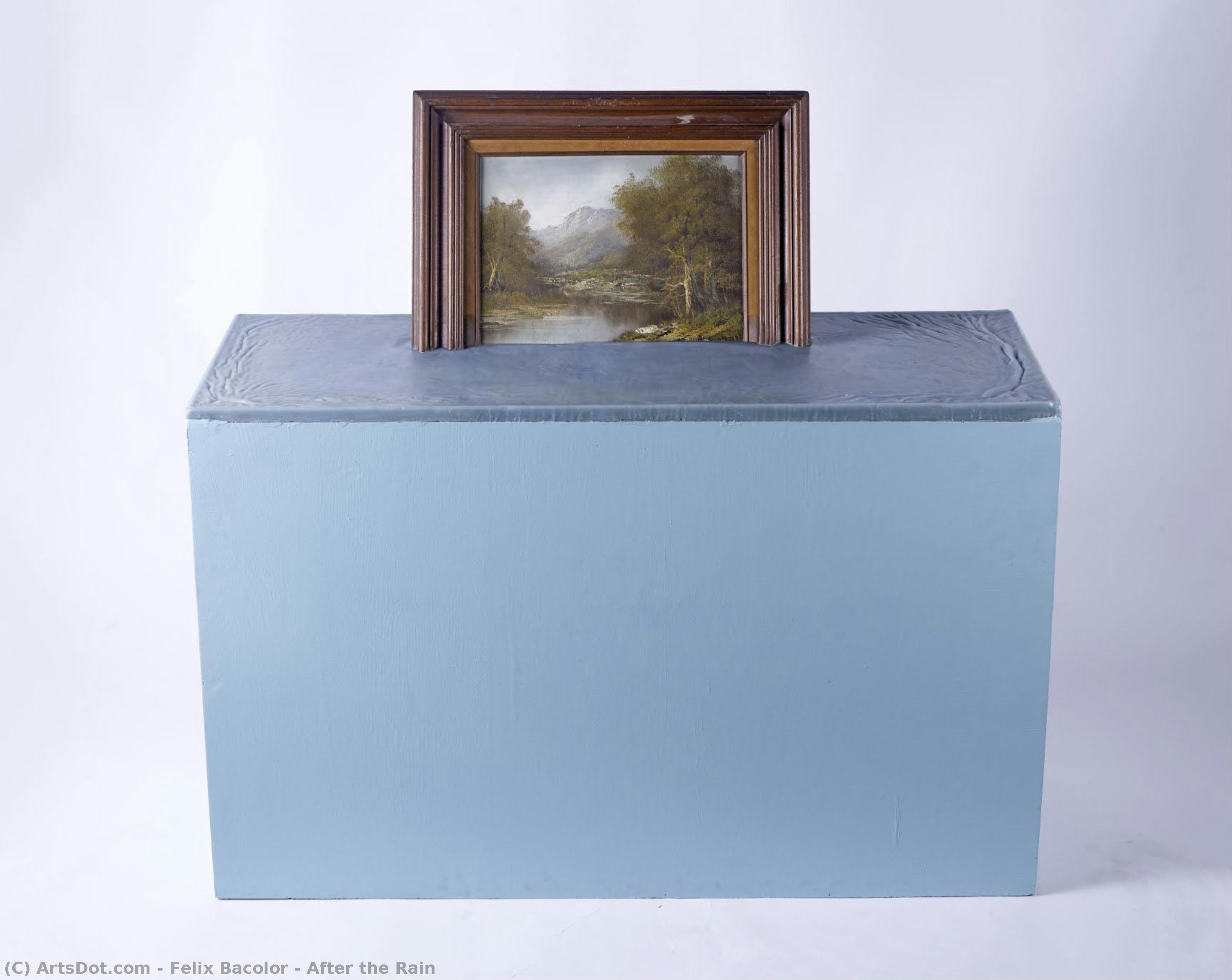 After the Rain by Felix Bacolor, painted by hand in oil on linen