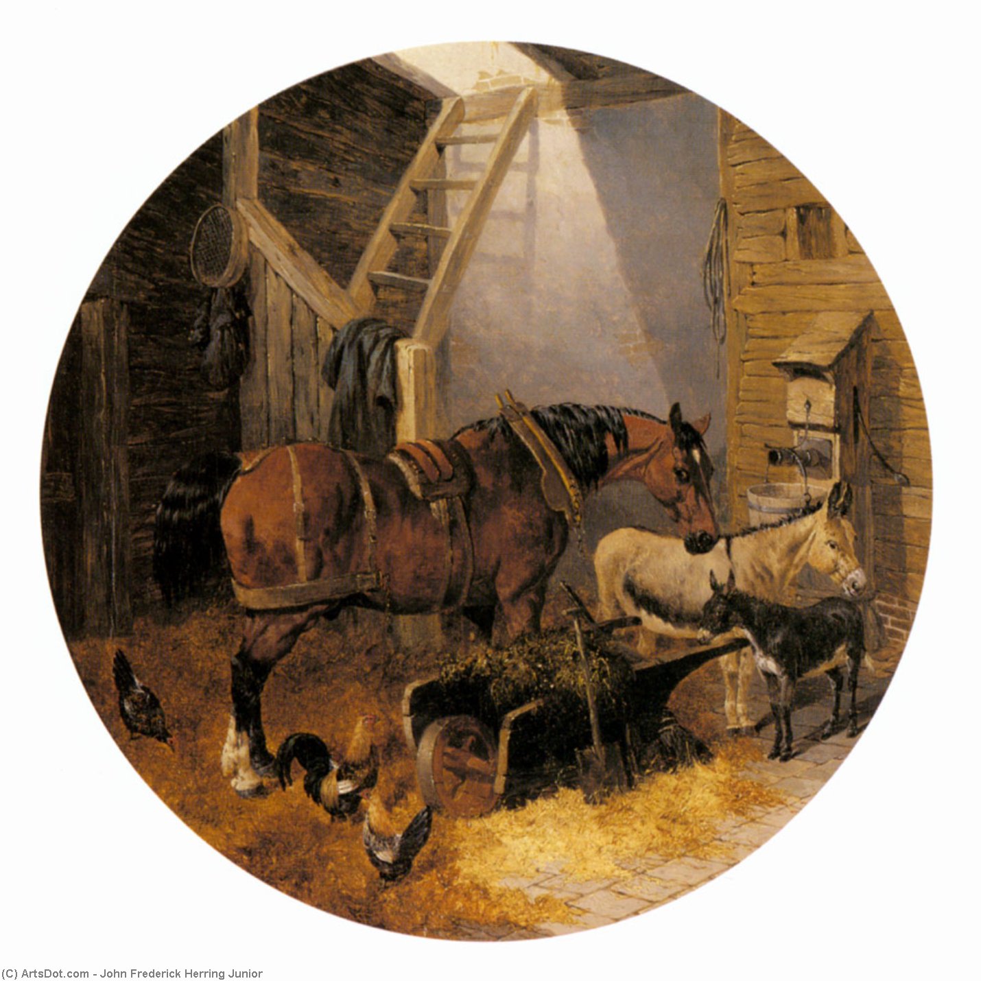 The Farmyard — Džon Frederik Hering Junior