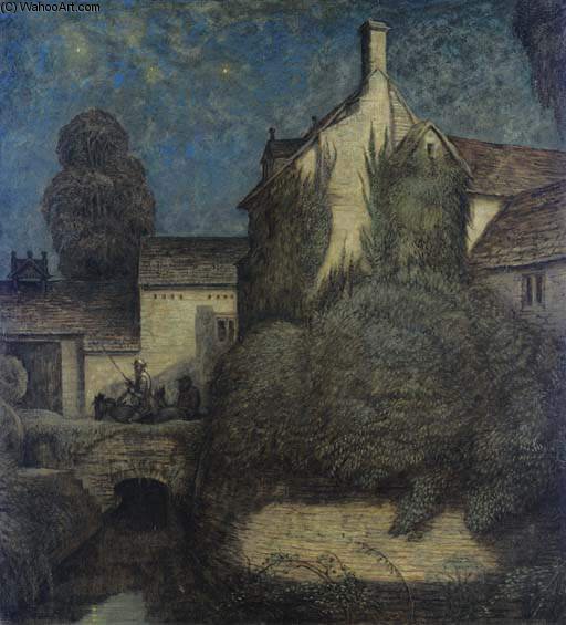 At Night Time — Frederick Cayley Robinson