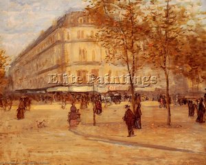 Place Du Theature Francais, Paris — Jean-françois Raffaelli