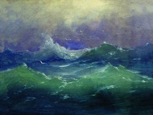 Wave. Etude — Arkhip Ivanovich Kuindzhi