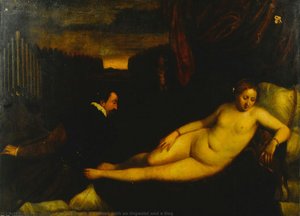 Venus With An Organist And A Dog — Titian Ramsay Peale Ii